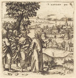 Le Christ admoneste ses disciples