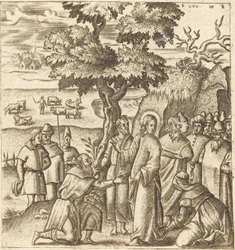 Le Christ guérit une femme malade