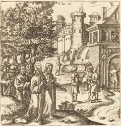 Le Christ enseignant la multitude