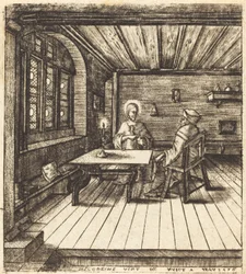 Nicodème vient à Christ de nuit