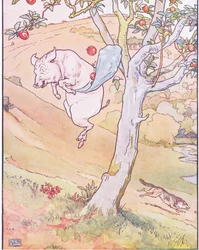 Sont-ils de bonnes pommes ? Oui, très bonnes, dit le petit cochon, je vais t