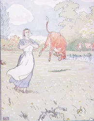 Ici mère, cria-t-il, à l
