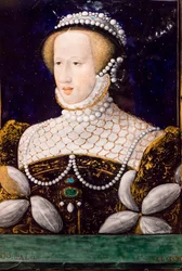 Eléonore de Habsbourg, Limoges,1560 (émail sur cuivre)