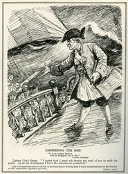 Les départements gouvernementaux sont instruits par Lloyd George de réduire les dépenses de vingt pour cent, 1921