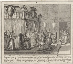La mort de Pierre le Grand le 8 février 1725