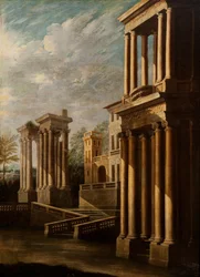 Vue extérieure des bâtiments
