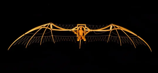 Modèle du planeur de Léonard de Vinci - Musée des sciences et des techniques Léonard de Vinci, à Milan
