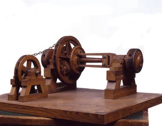 Modèle en bois d