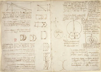 Dessins sur les pouvoirs et forces mécaniques, percussion, gravité, mouvement, optique et astronomie, avec diverses propositions arithmétiques et géométriques