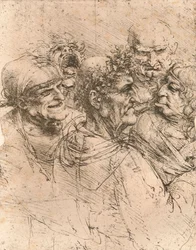 Dessin de caricatures, vers 1472-vers 1519, 1883