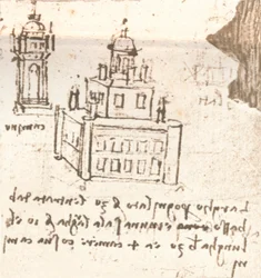Dessins de projets pour châteaux et villas, vers 1472-1519