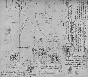 Figures géométriques et dessins pour représentations allégoriques, vers 1480