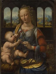 Allemand : Madonna mit der Nelke Madonna of the Carnation