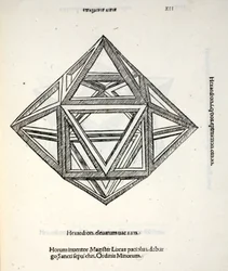 Hexaèdre élevé vide, illustration de 