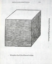 Hexaedron planum solidum, illustration de 