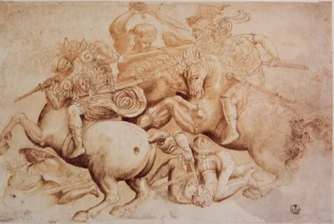 Léonard de Vinci : Copie de la Bataille d