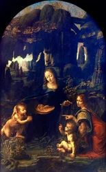 La Vierge aux rochers, 1482-1486