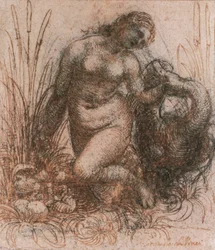 Étude pour Léda et le cygne