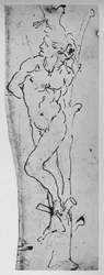 Étude pour un Saint Sébastien, vers 1480, 1945