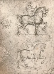 Étude pour le Monument Sforza