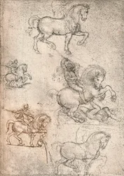 Étude pour le Monument Sforza, vers 1482-1499 1883