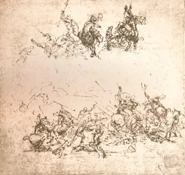 Étude pour la fresque de la Bataille d