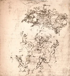 Étude pour la fresque de la bataille d