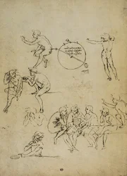 Étude de figures humaines dans différentes positions
