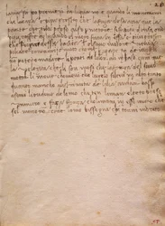 Extrait non signé du Codex Trivulzianus