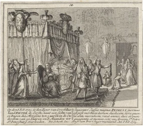 La mort de Pierre le Grand le 8 février 1725