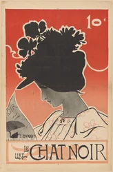 Affiche pour le magazine Le Chat Noir