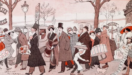 Le Boulevard, par Léonce Burret
