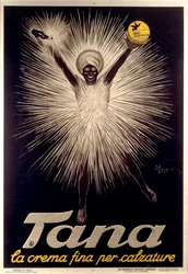 Publicité pour le cirage Tana par Leonetto Cappiello, affiche