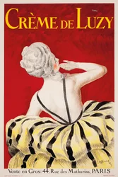 « Crème de Luzy », affiche publicitaire pour la firme parisienne de cosmétiques Luzy, 1919