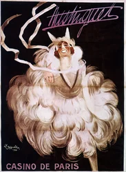 Mistinguett au Casino de Paris, affiche de Leonetto Cappiello