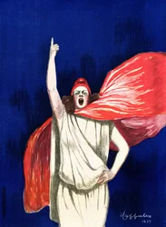 Affiche pour "Le Quotidien" de Leonetto Cappiello (1875-1942) en 1923 Collection privée