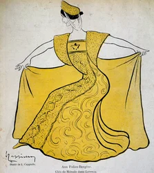 La danseuse Cléo dans le ballet pantomime Lorenza aux Folies Bergère