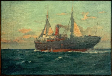Vapeur avec voiles auxiliaires