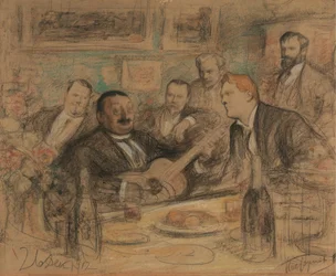 Fête de la fête de Konstantin Korovin, 1912