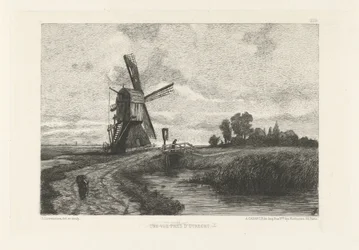 Vue de la campagne près d
