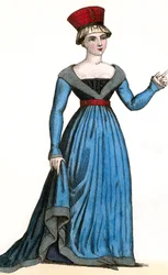 Marie de Fayel épouse de Renaud-de-Nanteuil et mère de Marguerite-de-Nanteuil, sous le règne de Charles VII