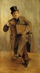 Portrait de Georges Courteline 1858-1929, vers 1898