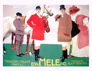 Mode pour le groupe équestre des riches mécènes