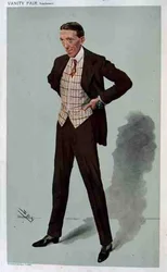 "Gerald", une caricature de Gerald du Maurier de Vanity Fair, 25 décembre 1907