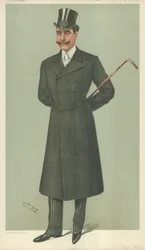S.A.S. le Duc de Teck, Frank, 17 juillet 1902, caricature de Vanity Fair