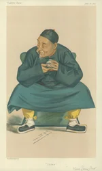Son Excellence Kuo Sun Tao, Chine, 16 juin 1877, caricature de Vanity Fair