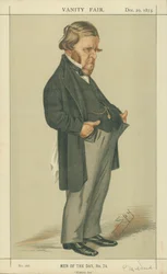 M. Edward Matthew Ward, Art historique, 20 décembre 1873, caricature de Vanity Fair