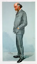 Oliver Lodge, physicien britannique, 1904