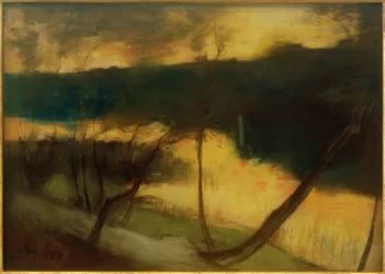 Paysage fluvial - Ambiance du soir