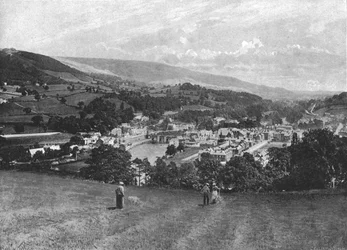Llangollen et Crow Castle, vers 1900
